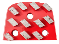 Lavina 11-Segment Grind Plate - Medium Bond, Red