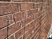 Masonry Wall Repair with Helical Ties.