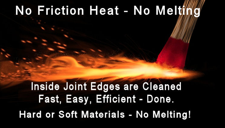 Minimal friction heat is created.