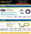Extension Cord & Water Hose - Sales Brochure.