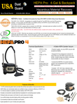 HEPA Pro Vacs - Price Brochure.