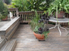 Eaco Chem - HD Britenol Cleaner, on Red Wood Deck.