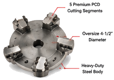 5-PCD Cutter Without Diamond Bar