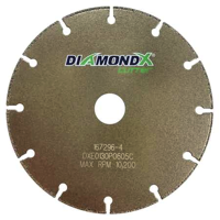 DiamondX - Diamond blade for cutting metal.