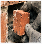 Individual Brick Cut-Out - Complete with 90 degree corners.