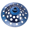 Diamond Cup - Coarse 10/12 Grit w 5/8-11 Hub
