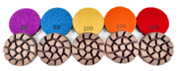 3" Premium Semi-Metal Floor Pads - Wet Only.