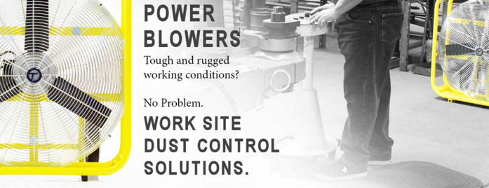 120 Volt Industrial Power Blowers, 3200 - 15663 CFM.