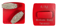 Husq Redi Lock Tool - Double Bar Diamond, Medium Bond, Red