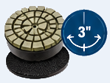 3" Hook'N Loop Transitional Pads