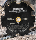 Stelli-Cutter:  Slices through joint sealant without melting!