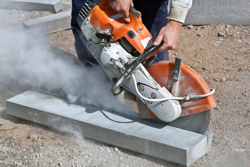 Gas Cut-Off Saw ~ Without dust control.