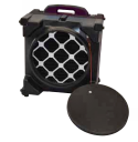 Portable 800 CFM Air Scrubber with 16" Air Inlet for Optional Ducting