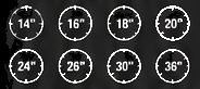 Diamond Blade Diameter - Selections