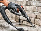 Screw-Cuffs for Dust Shrouds & Hose Connection.