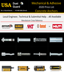 Price List - Mechanical & Concrete Anchors.