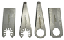 Oscillating Blades for removing caulking and joint sealant.