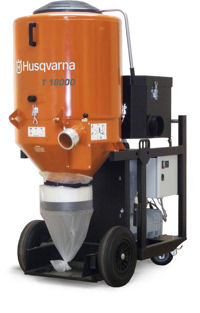 Husqvarna T18000 Dust Extractor w Longo Plastic Bag Disposal