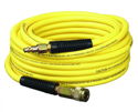 Air Hose with 1/4" Fittings, 50-Foot Length