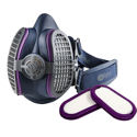 Complete P100 Respirator with HEPA Particular Filters.