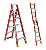 Werner Fiberglass Dual Purpose Ladders