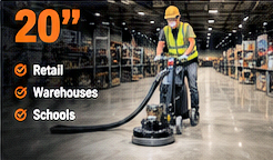 Hawk 120v 20" Concrete Grinder