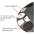 Hawk Diamond Driver Plate - recessed tooling slots.