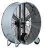 42" Barrel Fan, Rear View