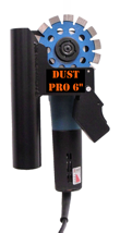 Dust Pro 6" - with 6" blade, installed on a Makita grinder.