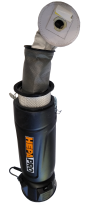 HEPA Filter - protected by the micro-fiber collection bag and secondary pre-filter.