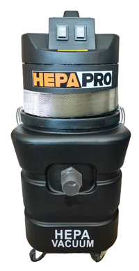 HEPA Pro 13-Gal:  3-Motor, 421 CFM Vac.