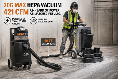 Hawk Concrete Floor Grinder, 26".