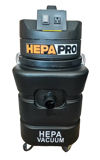 HEPA Pro:  1-Motor Vac:  125 CFM, 13-gallon tank.