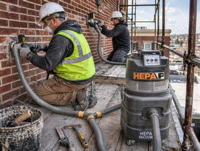 Dual Grinding from (1) HEPA Pro 13-Gallon MAX Vacuum