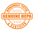 Genuine - Certified HEPA Pro Vacuum.