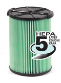 Ridgid HEPA 5-Layer Pleated Filter.