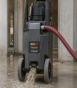Discharge Options - Rear of Slurry Pump-Out Vac