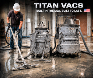 Titan Slurry Vacs - 29 & 55-Gallon.