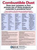 OSHA Combustible Dust Poster.